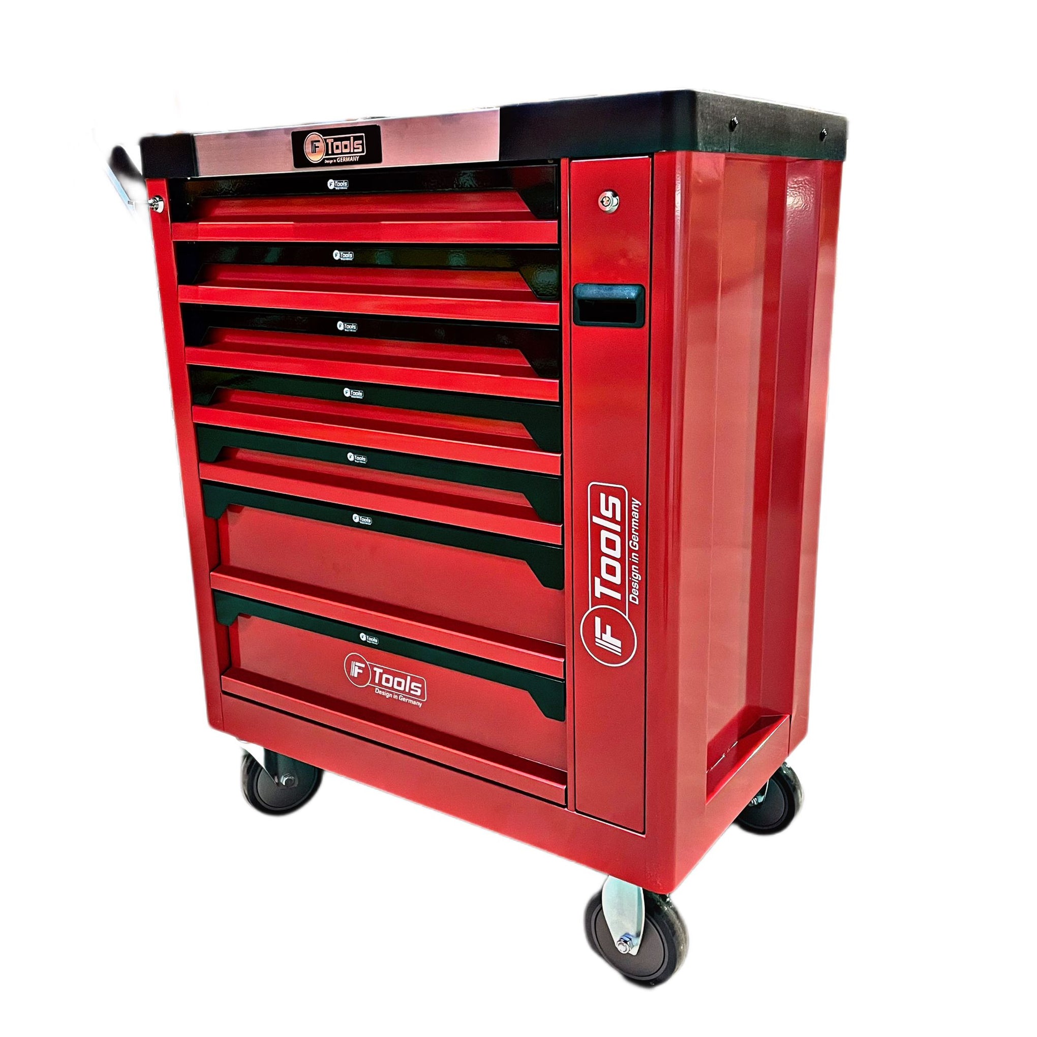 7 Laden Met 6 Laden Gereedschap Rood