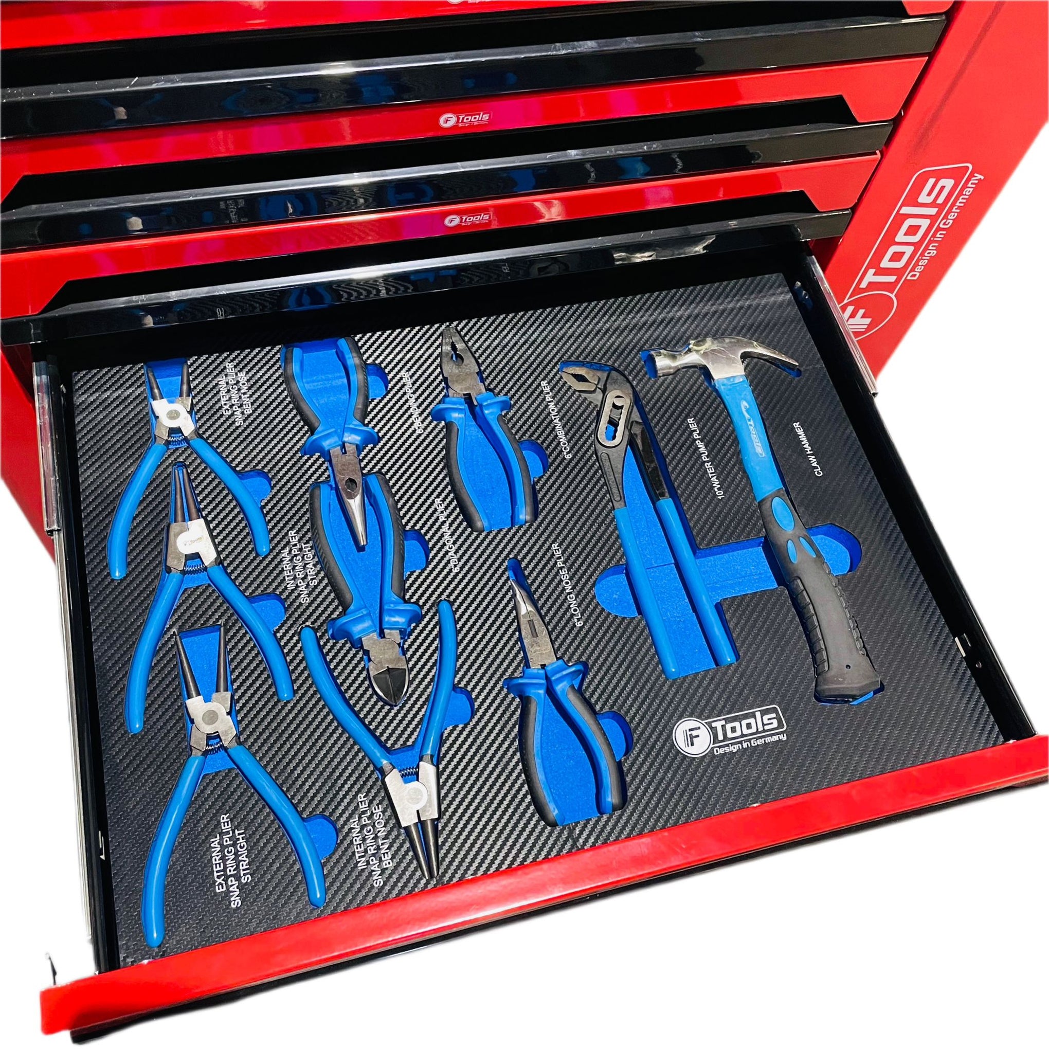 7 Laden Met 6 Laden Gereedschap Rood
