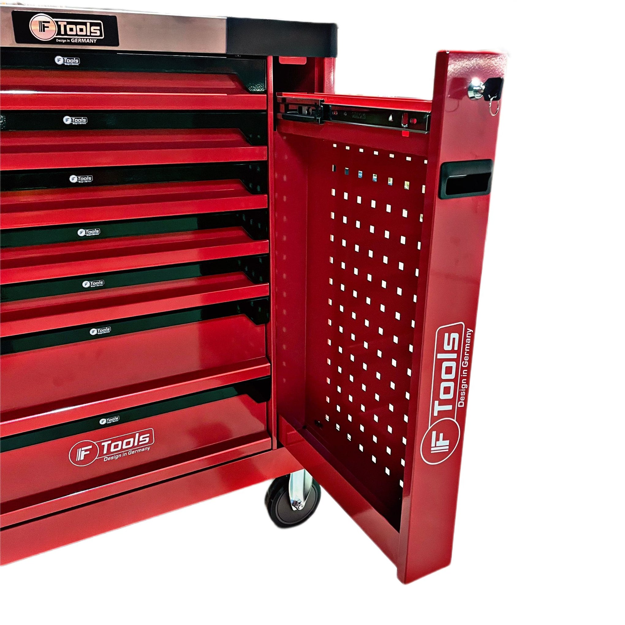 7 Laden Met 6 Laden Gereedschap Rood