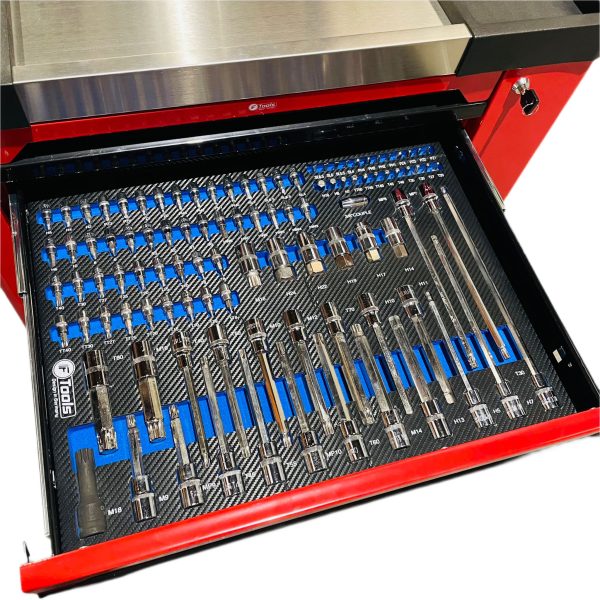 7 Laden Met 6 Laden Gereedschap Rood