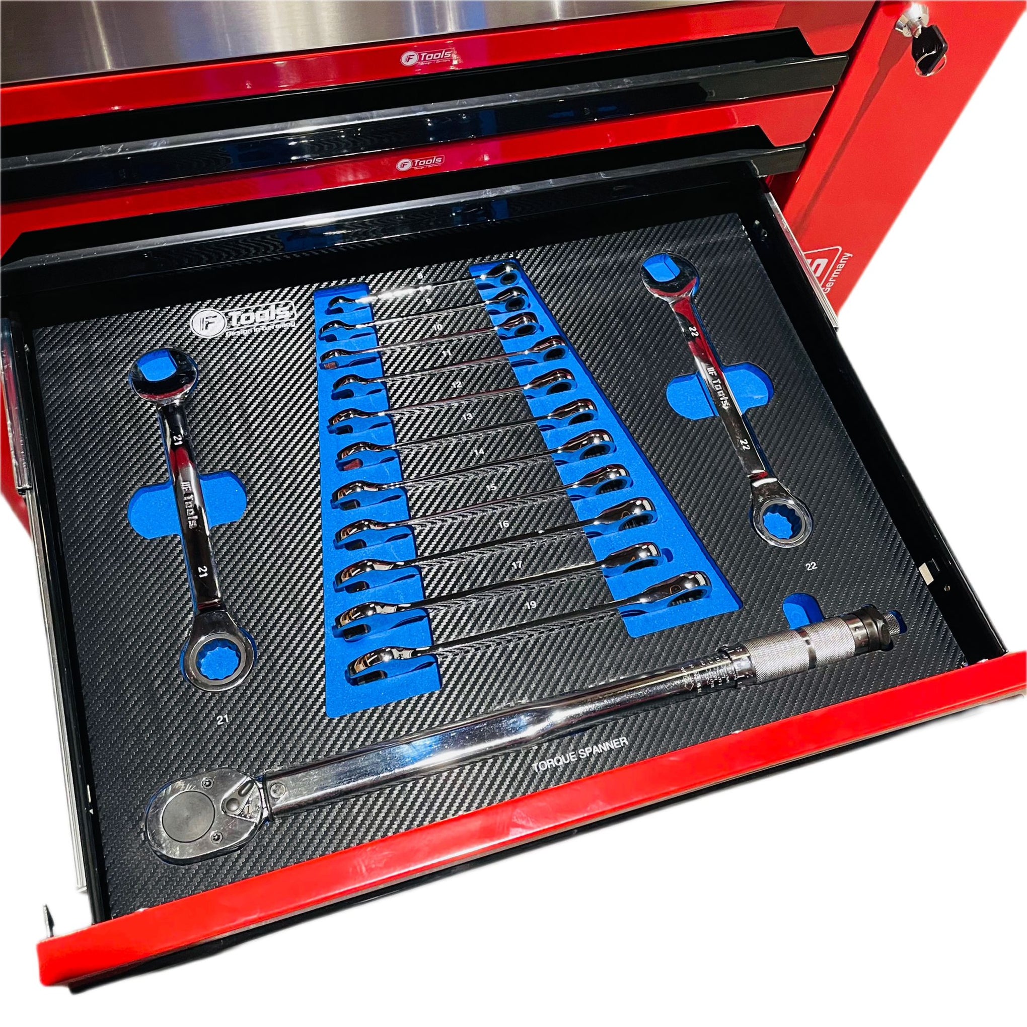 7 Laden Met 6 Laden Gereedschap Rood