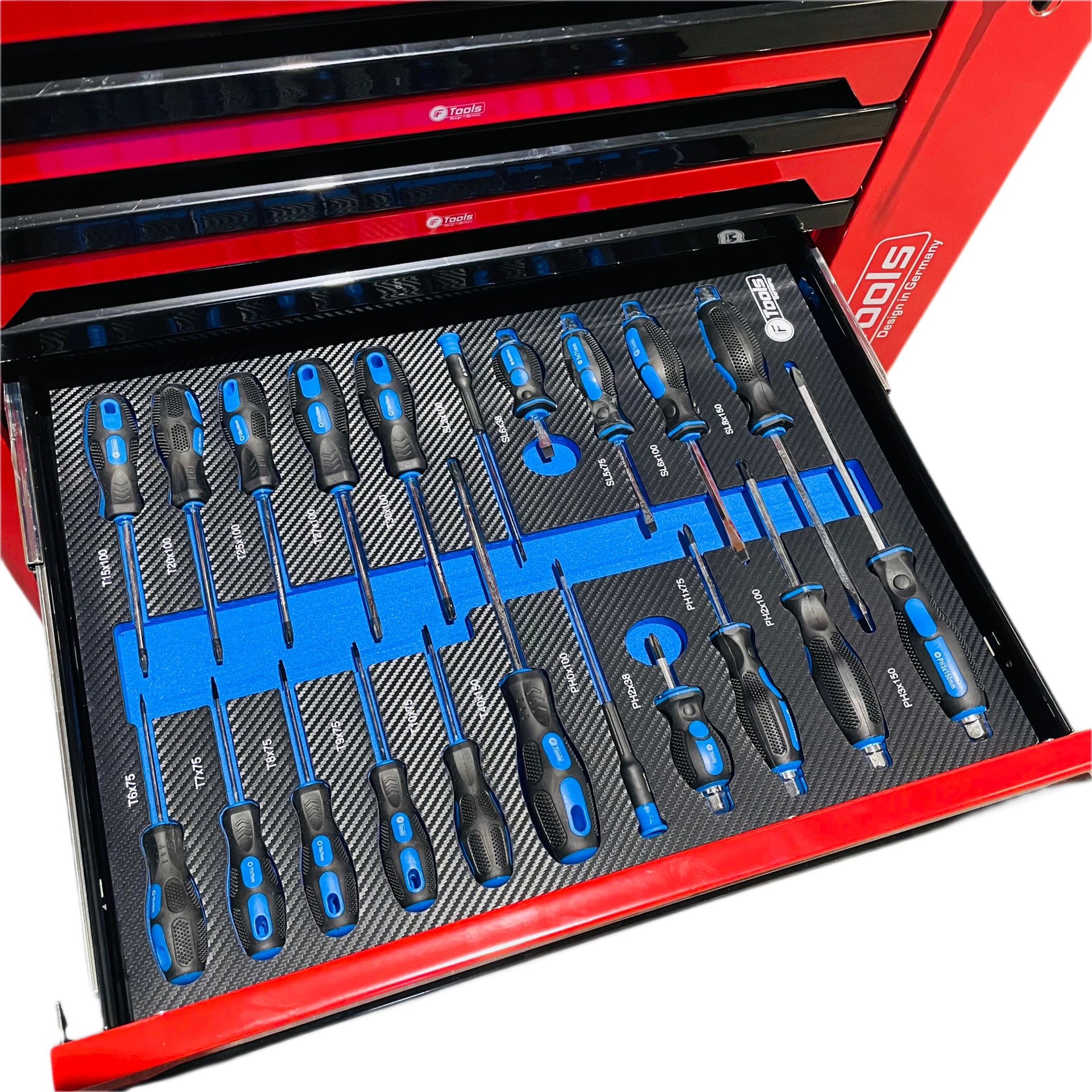 7 Laden Met 6 Laden Gereedschap Rood