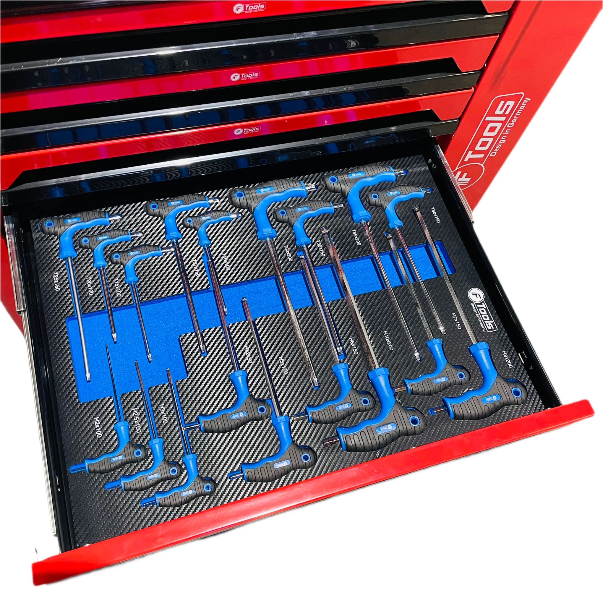 7 Laden Met 6 Laden Gereedschap Rood