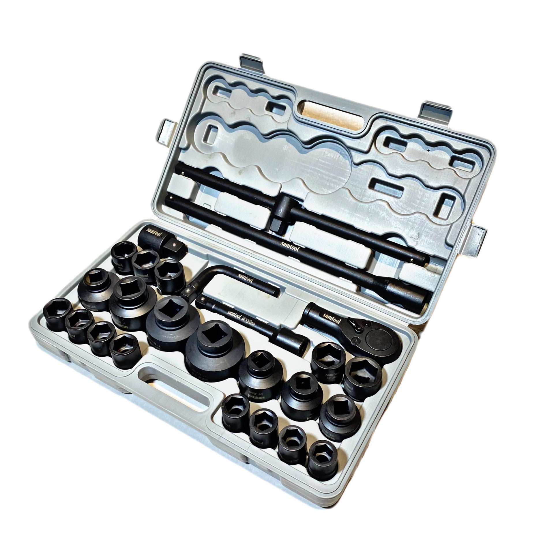 Jeu de 26 douilles à chocs pneumatiques 3/4″ à 1″ DR