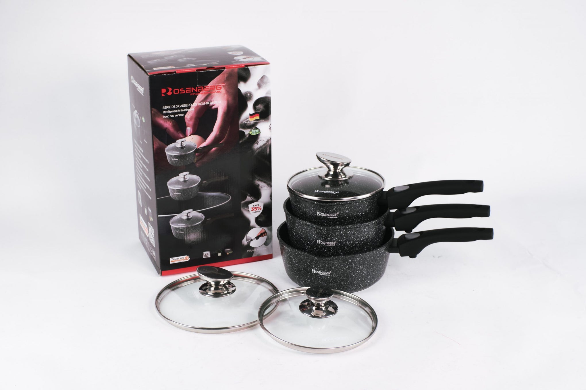 Ensemble de pots à lait détachés