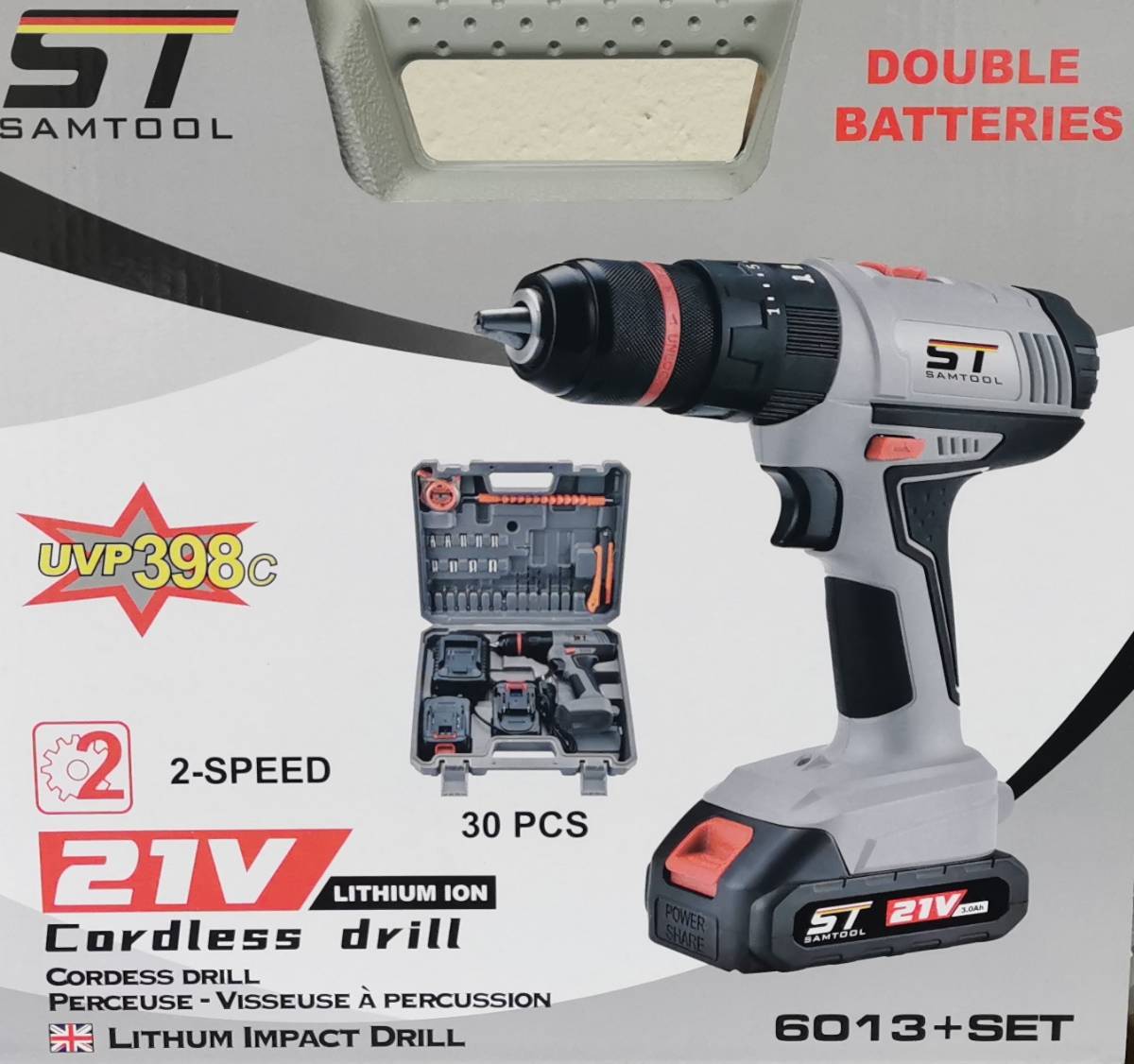 Perceuse-visseuse sans fil 21 V