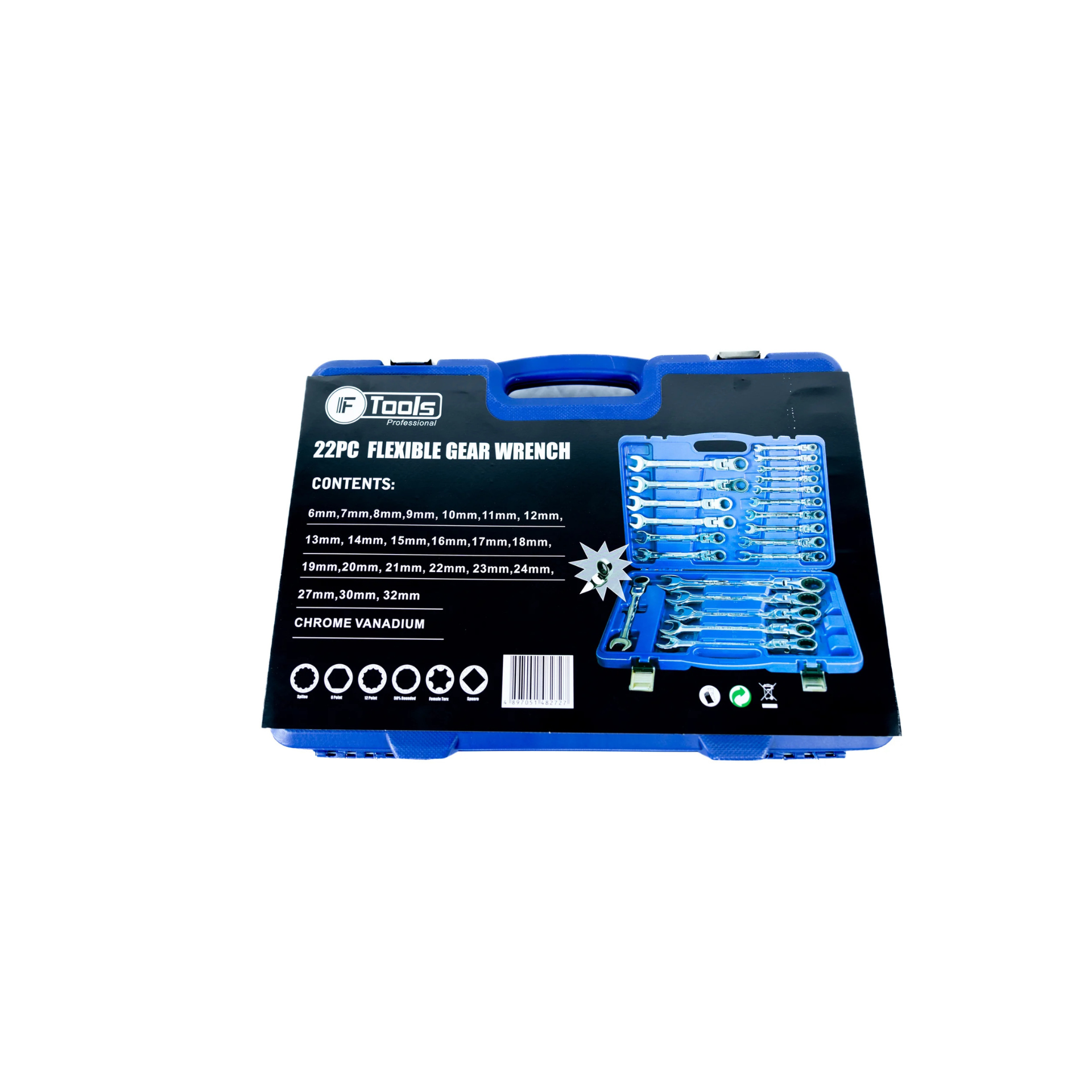 22Pcs Flexible Gear Wrench Set