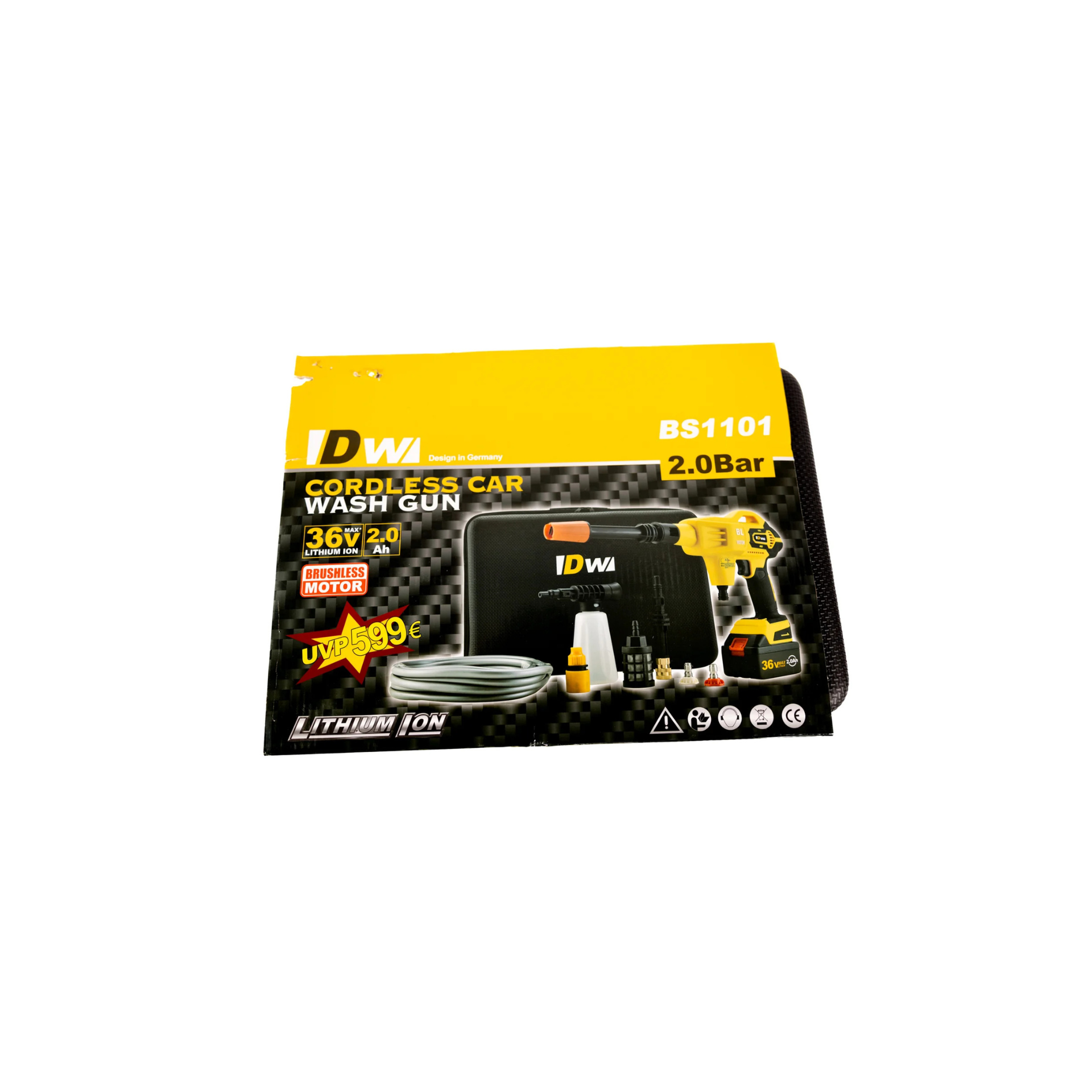 Pistolet de lave-auto sans fil 36 V