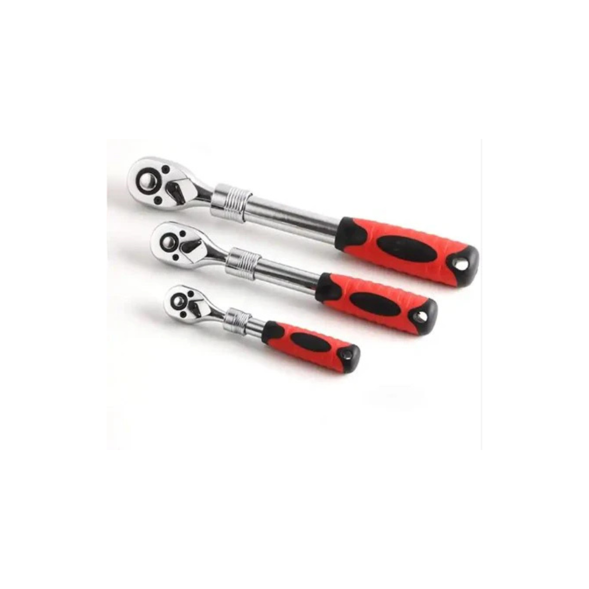 Clé à cliquet flexible et extensible, 3 pièces