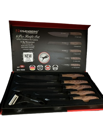 Rosenberg 6 pcs Knife Set