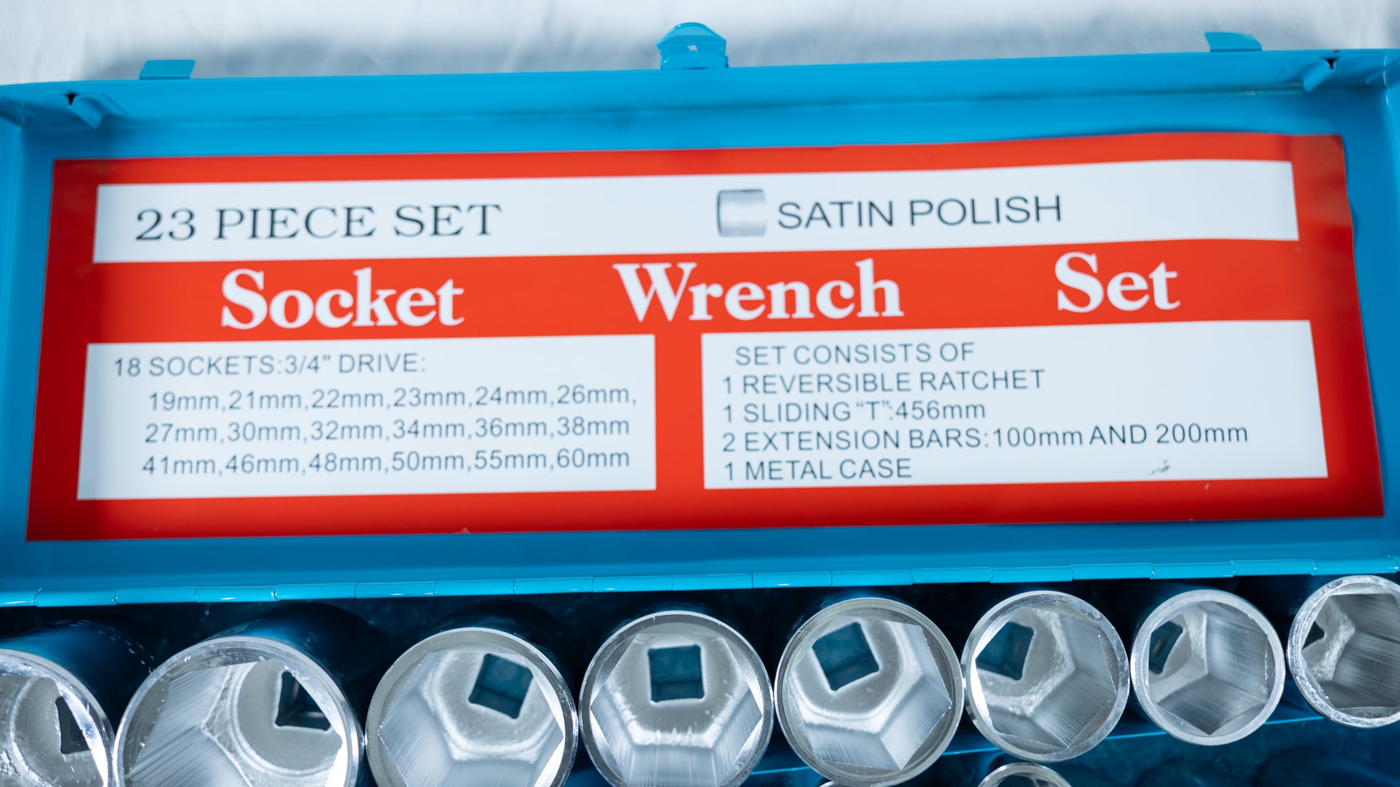 23Pcs Socket Wrench Set