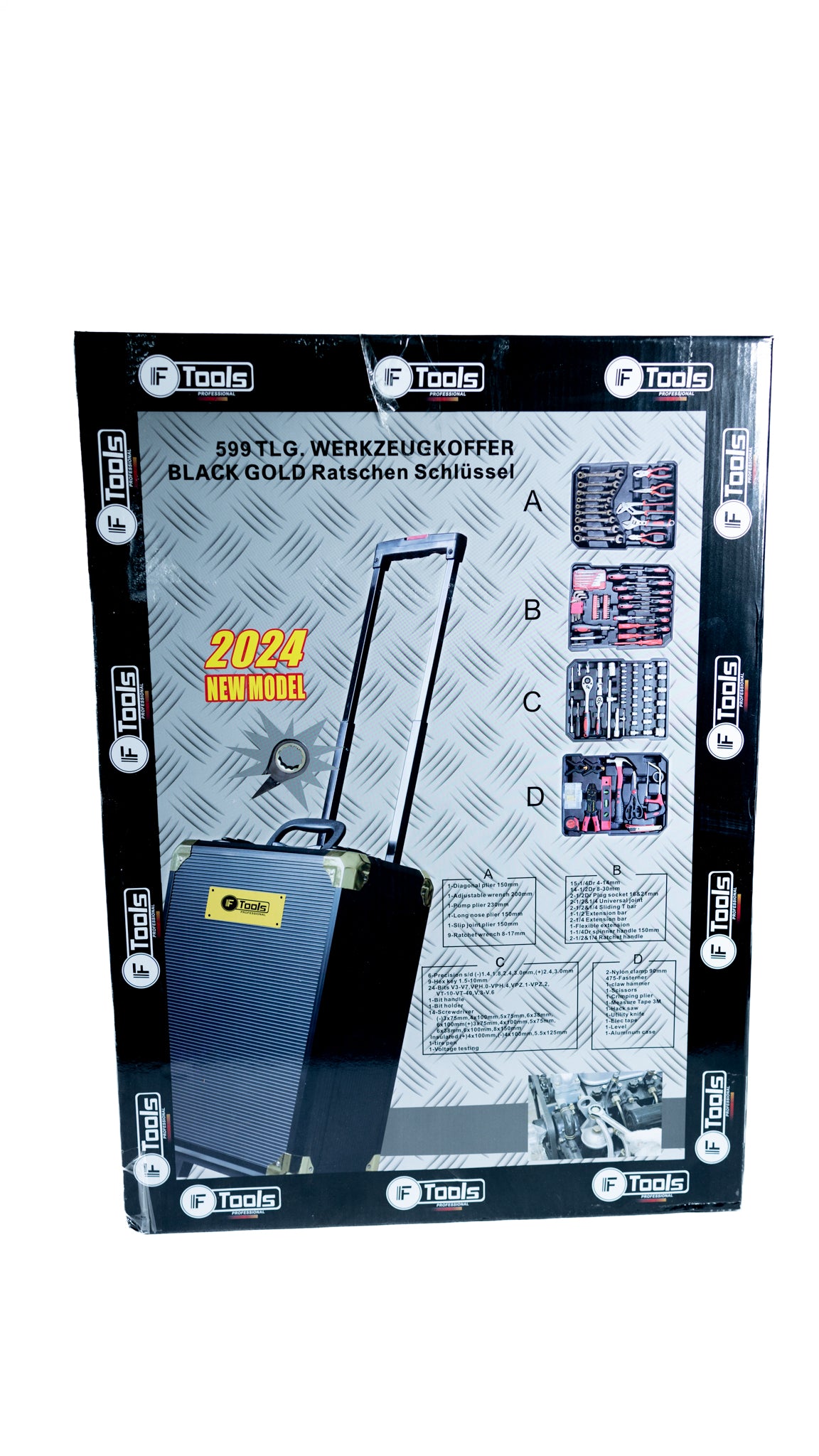 F Tools 599 pcs kofferset avec outils