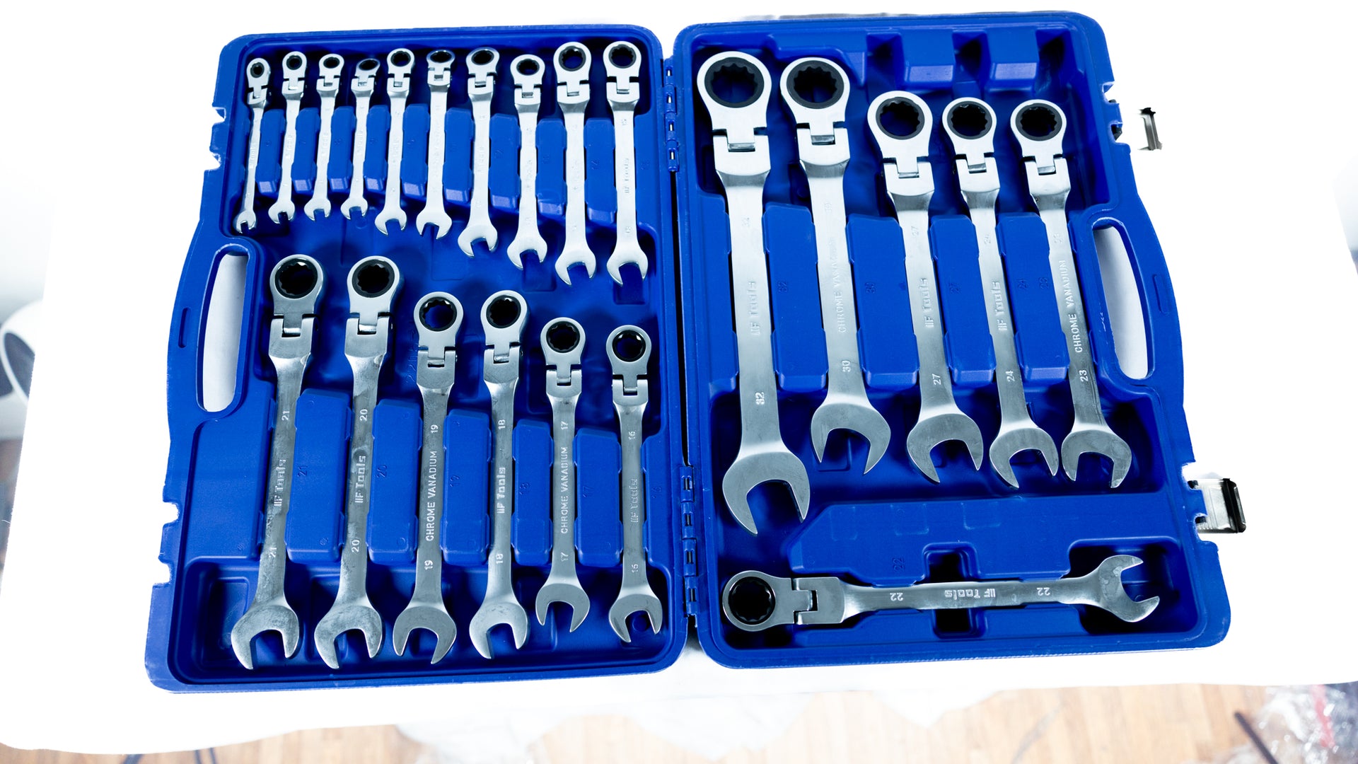 22Pcs Flexible Gear Wrench Set
