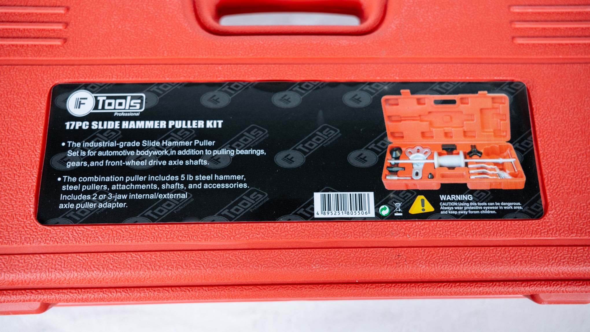17Pcs Slide Hammer Puller Kit